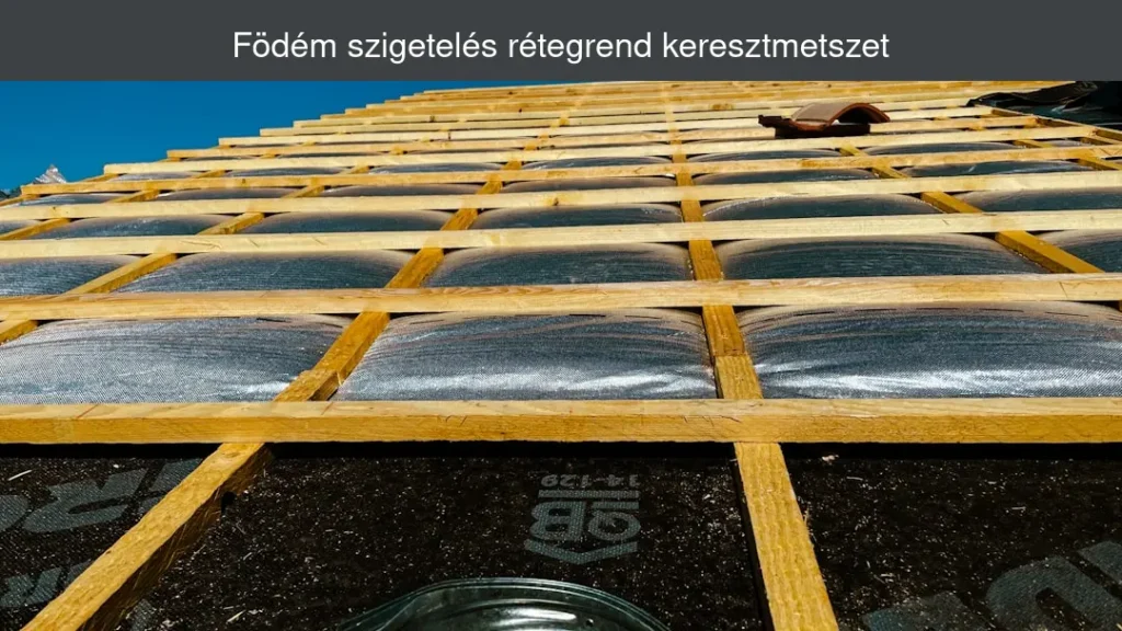 födém szigetelés rétegrend keresztmetszet