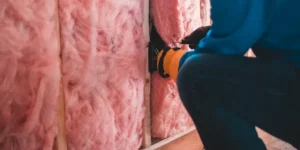 mennyezeti szigetelés felújítás közben