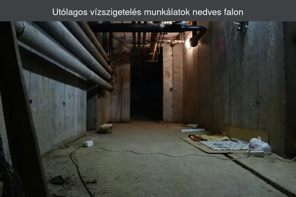 Utólagos vízszigetelés munkálatok nedves falon